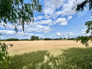 Views over fields to the rear- click for photo gallery